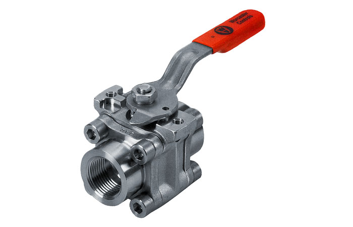 Worcester F44 3-Piece Ball Valve